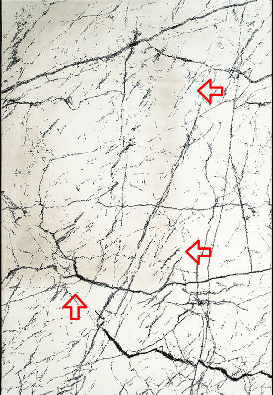 Современный черно-белый ковер OG2546-O135 discount2