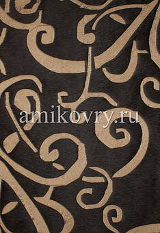 фрагмент натуральной шкуры коровы хай-тек Sasha D19 black