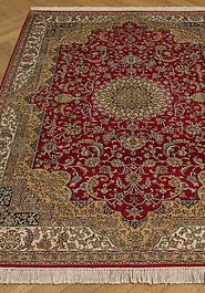 ковер в перспективе против ворса Cashmir IIST-GI9KK2NKN Kashan Red