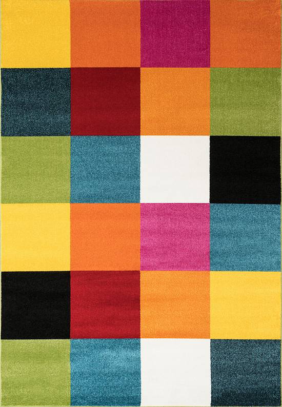 Недорогой синтетический ковер C028-Multicolor