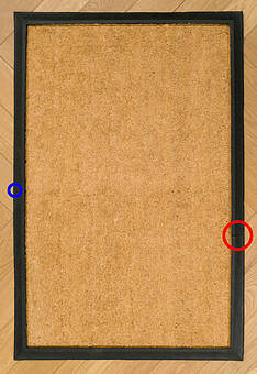 дефект входного коврика Doormat kokos Coco Ramp-CR-101 discount11