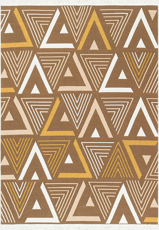 Двусторонний безворсовый ковер AR 18 Beige Yellow