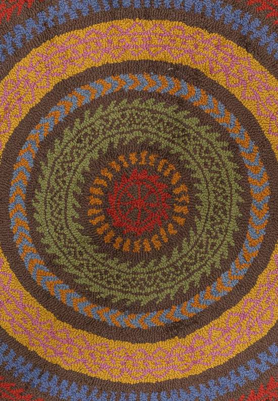 Ковер ручной работы MLTN-06-brown