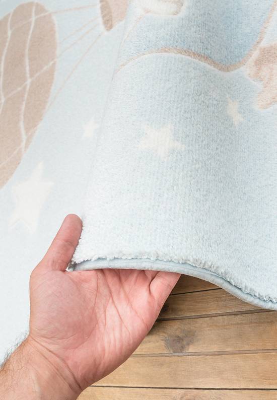 Детский ковер с ворсом New Moon 02 Light Blue