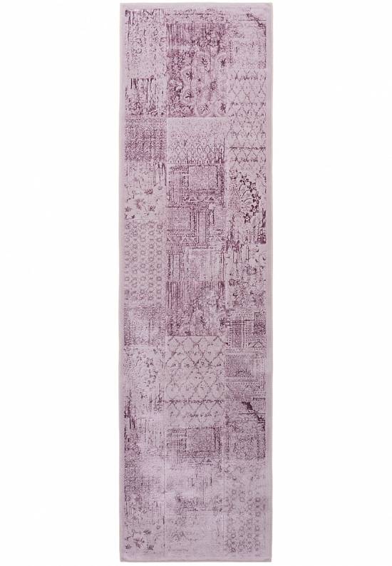 Турецкий ковер из хлопка и вискозы Patchwork L.Damson