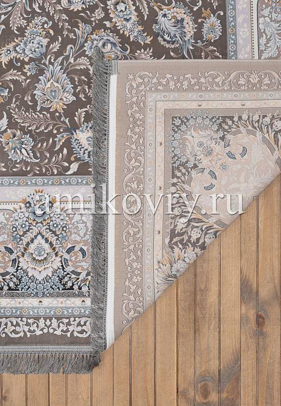 Иранский высокоплотный ковер G256-Gray
