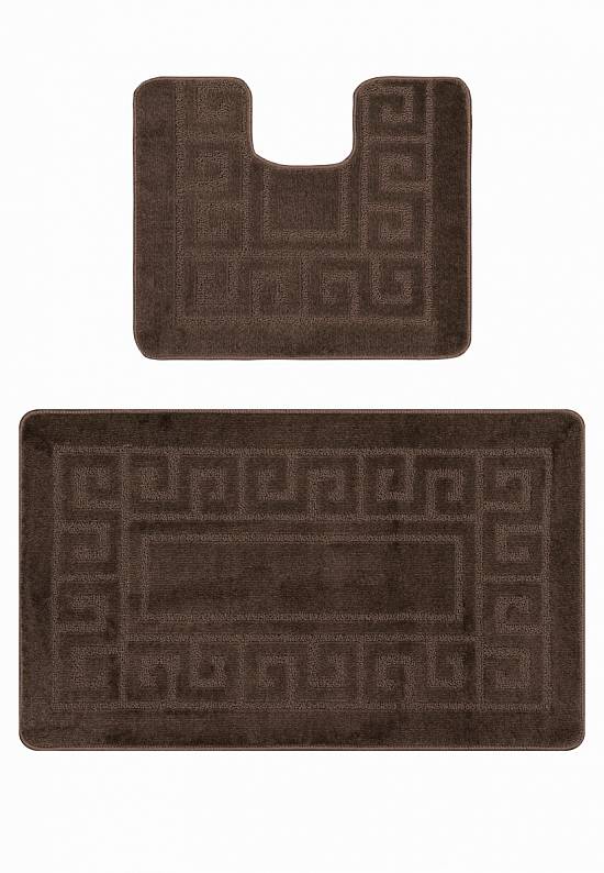 Комплект ковриков для ванной и туалета Ethnic 2599 Chocolate BQ
