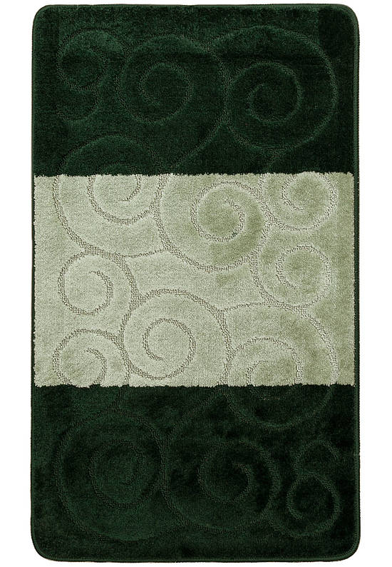 Зеленый коврик для ванной Sile 2536 Hunter Green