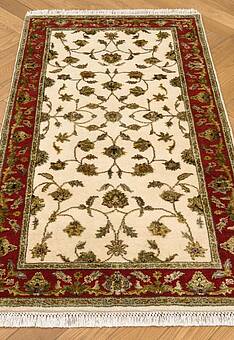 ковер в перспективе против ворса Kashan gold 10/10 CH-102-5-Ivory/Red
