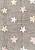 Детский стираемый ковер Stars Tricolor Grey-Pink