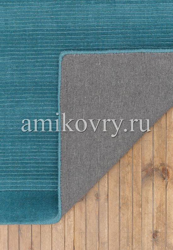 Однотонный шерстяной ковер Teal