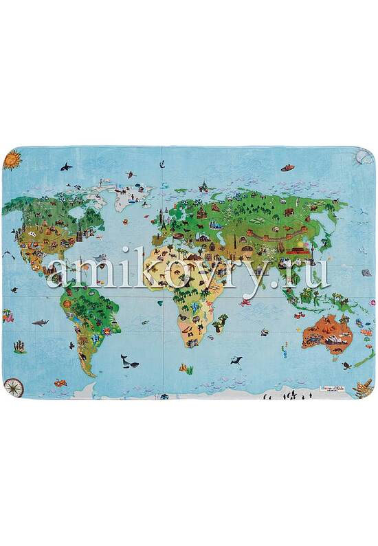 Ковер House of Kids Carte du monde