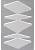 Безворсовый ковер из хлопка ARN 09 Grey White