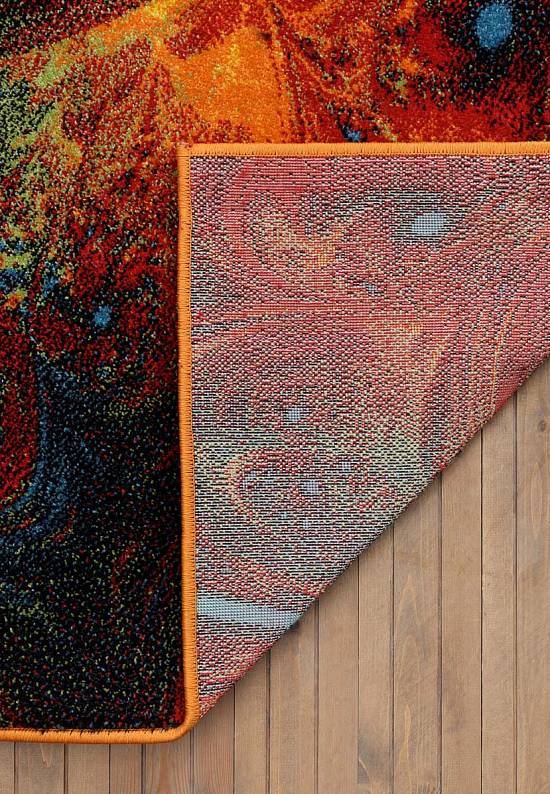 Недорогой синтетический ковер C014-Multicolor