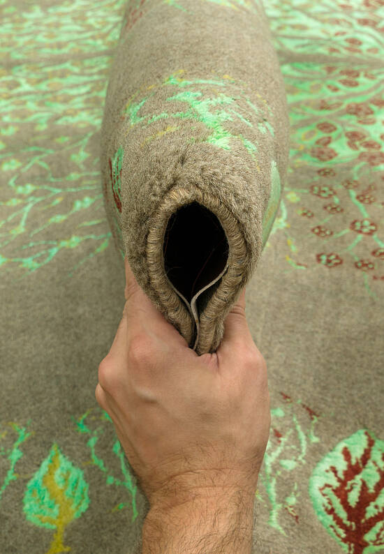 Иранский ковер из шерсти 21150