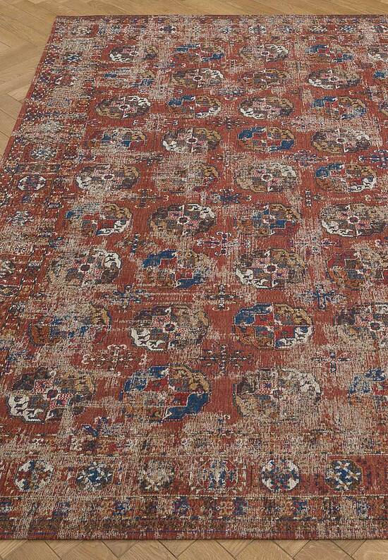 Винтажный безворсовый ковер LM6080-L398