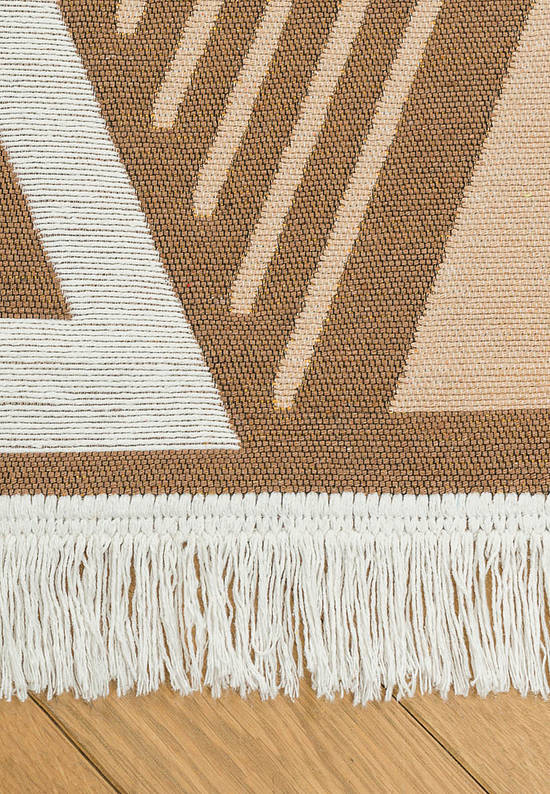 Двусторонний безворсовый ковер AR 18 Beige Yellow