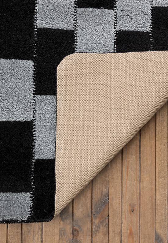 Комплект ковриков для ванной и туалета Bornova 2513 Black BQF
