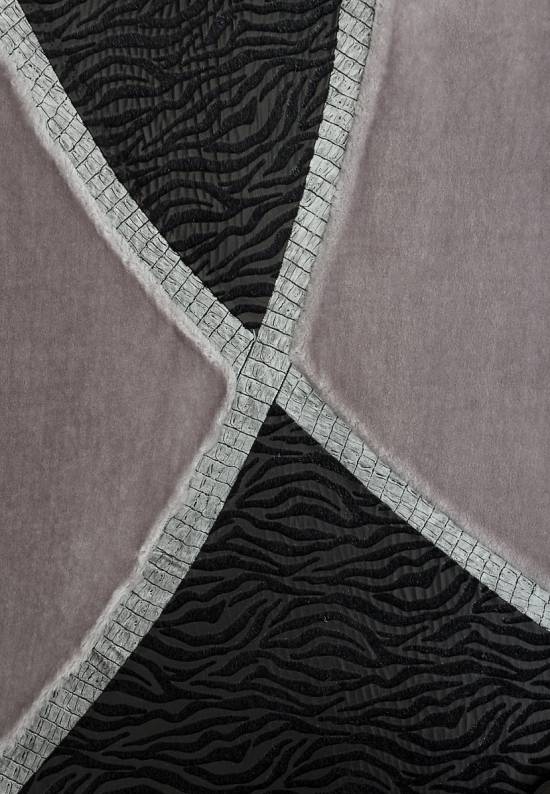Турецкий ковер из искусственного меха Lz1050 grey