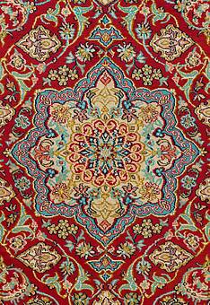 фрагмент ковра Cashmir IIST-GI97K27Z7 Kashan Red