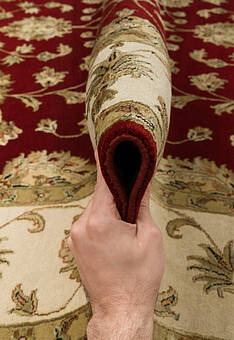 фактура ковра Kashan gold 10/10 MI-880-Red/Ivory