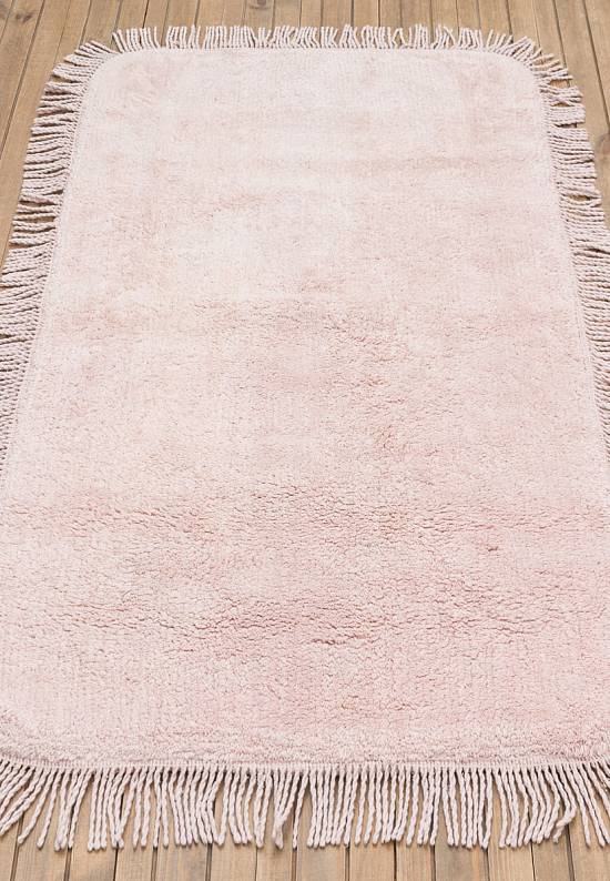 Розовый коврик для ванной из хлопка Axis-Pink