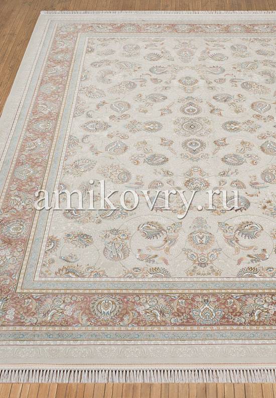 Иранский высокоплотный ковер G136-Cream