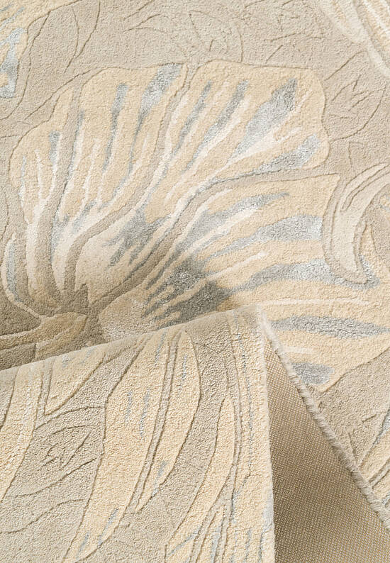 Изящный шерстяной ковер с цветочным узором Pimpernel-28701