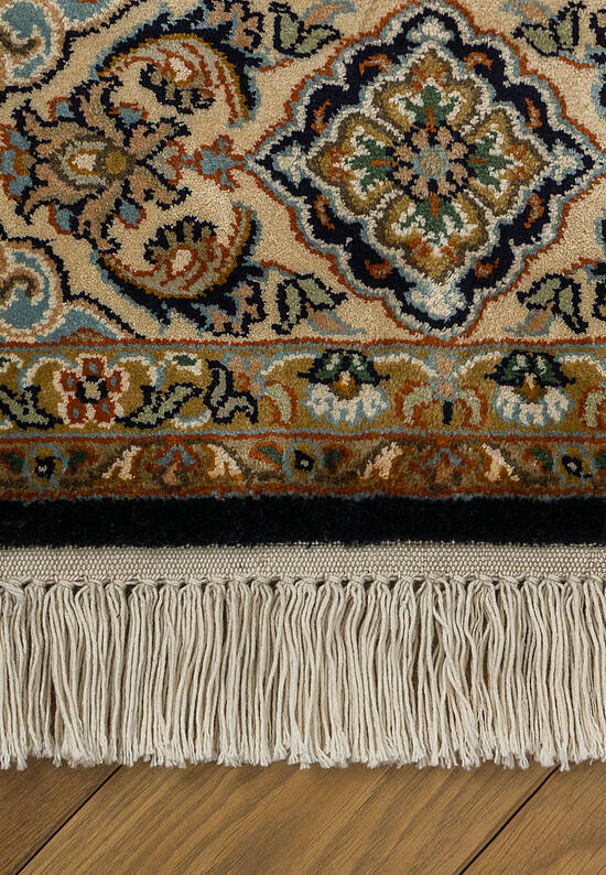 Шелковый ковер ручной работы IIST-GIJ5KK29K Kashan Blue