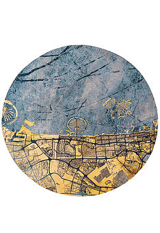 дизайн безворсового ковра Streets Dubai LS6085-L416