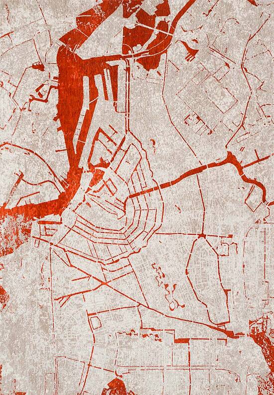 Безворсовый ковер из Бельгии Amsterdam LS5283-L267