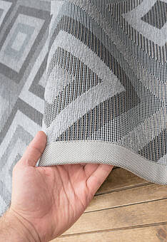 фактура безворсового ковра Smart Weave Tahula-Silver