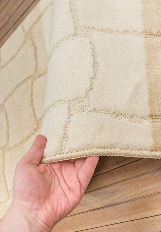 Комплект ковриков для ванной и туалета Sariyer 2540 Beige BQF