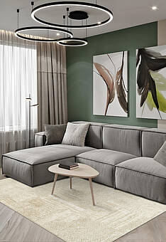 ковер в интерьере Elegant OE5689-O357