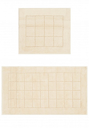 дизайн комплекта ковриков для ванной Confetti Bath Cotton Uni 17725 1640 Naturel-Ecru