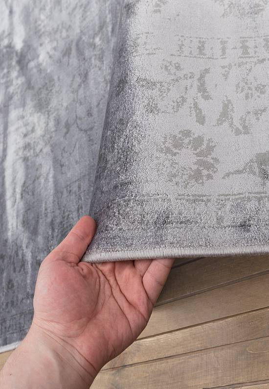 Неоклассический вискозный ковер MG165-Grey