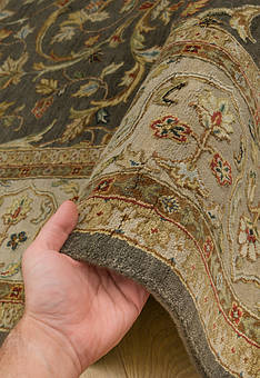 фактура ковра Kashan gold Mushroom Silver
