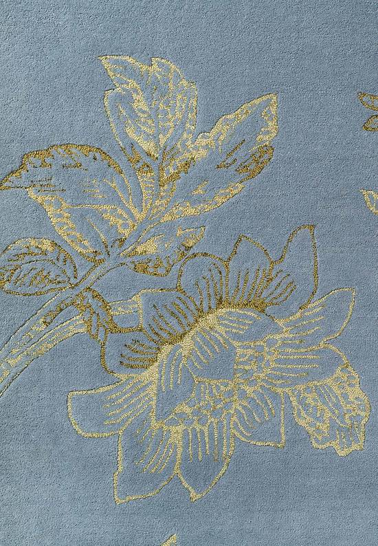 Шерстяной ковер Tonquin Blue Gold