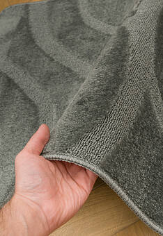 фактура коврика для ванной Confetti Bath Maximus Symphony 2572 Metal Grey BQ