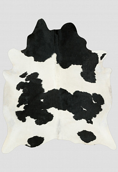 Натуральная шкура коровы Чёрно-белая 1271