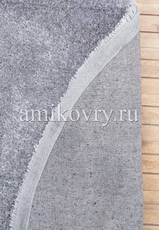 Мягкий синтетический ковер с длинным ворсом T2-grey