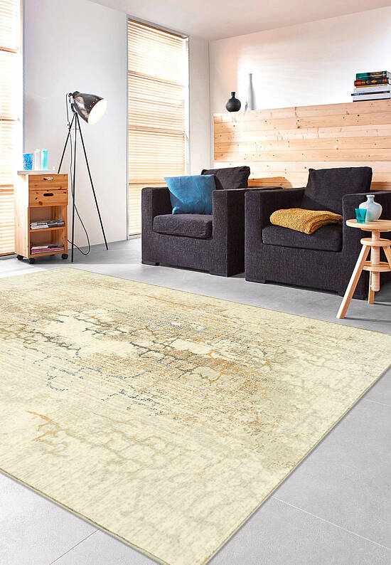 Монгольский шерстяной ковер EA5963-E11