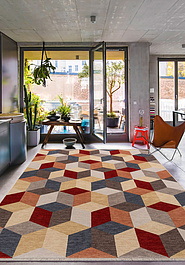 ковер в интерьере Ligne Pure Cube