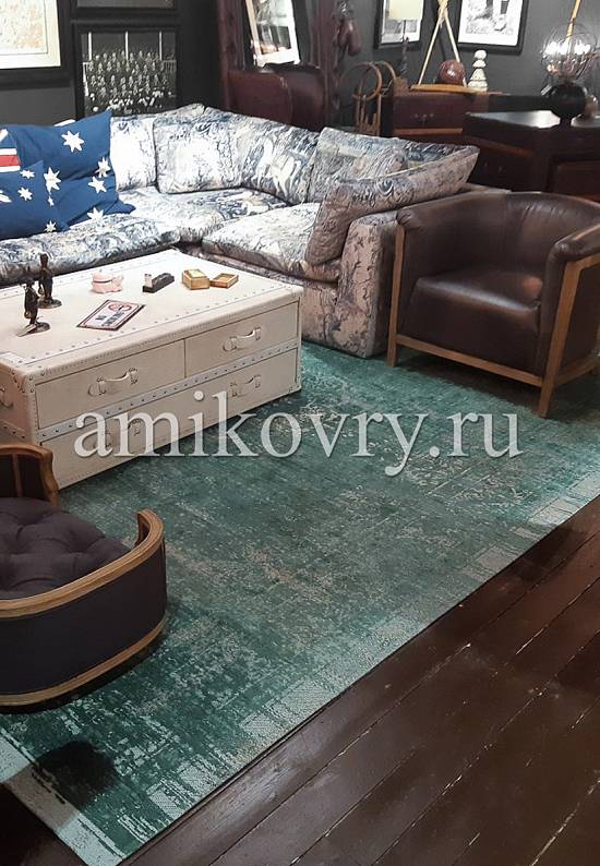 Безворсовый хлопковый ковер LA3313-L69 discount3