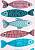 Светлый коврик для ванной Fishy 02 Pink