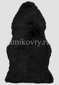 искусственная овчина из 1 шкуры black 60*100