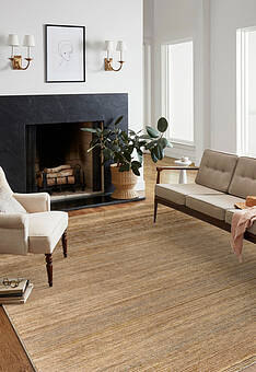 ковер в интерьере Ligne Pure Dune 192.001-100