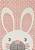 Недорогой современный ковер 2341-Light Pink