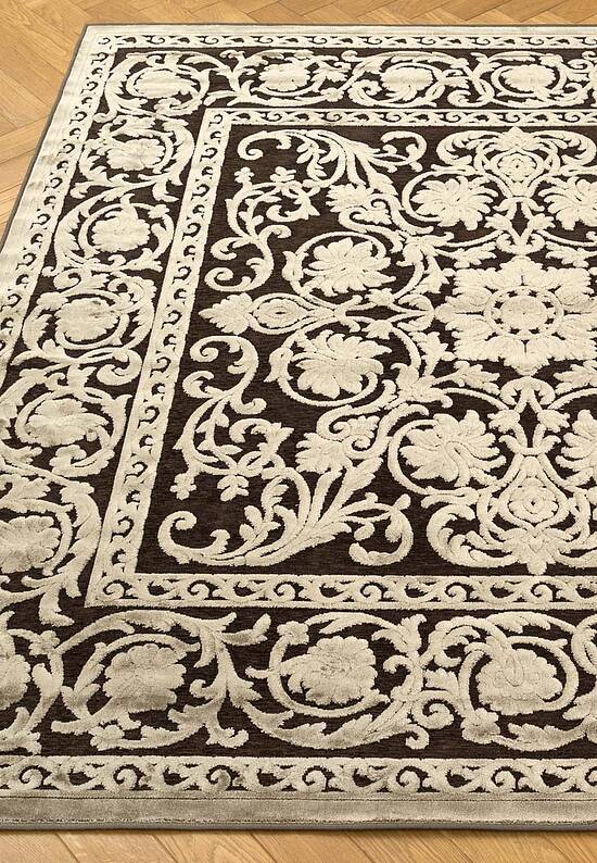 Бельгийский вискозный ковер с рельефом RV333-R125