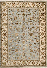 дизайн ковра Kashan gold 10/10 RS-03-4-Light Blue/Ivory